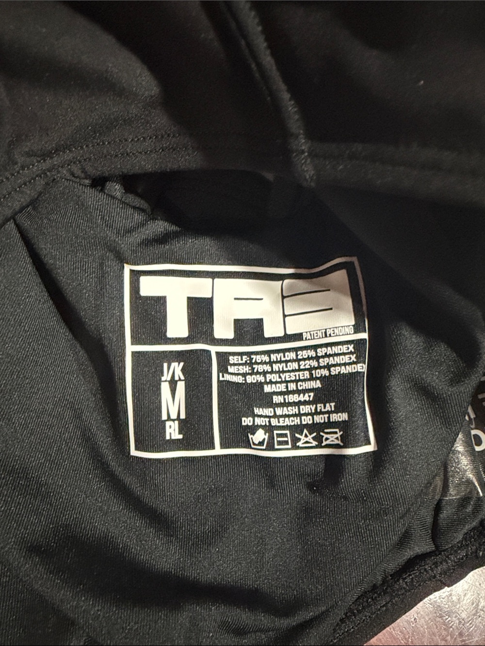 TA3 Black Lifty Medium Reg/Long One-Piece Swimsuit - Picture 6 of 6
